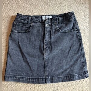 Free people black mini skirt size 27